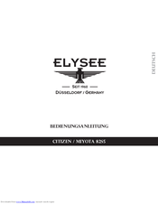 Citizen Elysee 82S5 Instruction Manual