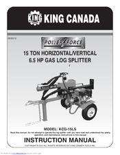 King Canada KCG-15LS Instruction Manual