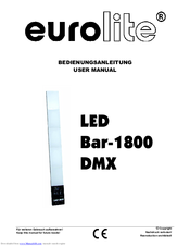 EuroLite LED Bar-1800 DMX User Manual