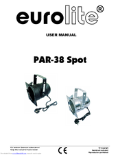EuroLite PAR-38 Spot User Manual