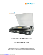 mbeat USB-TR09 Quick Start Manual