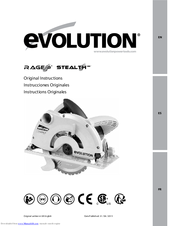 Evolution Rage-B Stealth 185 Original Instructions Manual