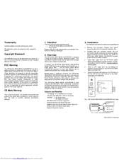 Antaira FCM-2312WX User Manual