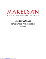 Makelsan POWERPACK PRIME SERIES User Manual
