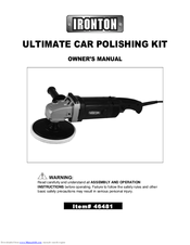 Ironton 46481 Owner's Manual