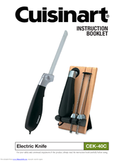 Cuisinart CEK-40C Instruction Booklet