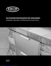 DCS RF24DE Installation, Operation And Maintenance Instructions