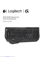 Logitech G910 RGB Setup Manual