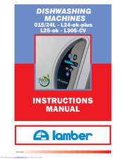 Lamber L24-ek-plus Instruction Manual