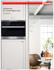 Miele ContourLine DGC 6500 XL Quick Install Manual