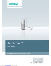 Siemens Ace binax User Manual