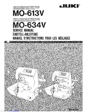JUKI MO-634V Service Manual
