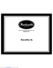 Martinelli Navetta XL Instructions For Use Manual