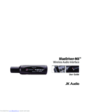 JK Audio BlueDriver-M3 User Manual
