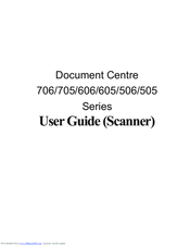 Fuji Xerox Document Centre 605 Scanner Manual