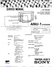 Sony Triniton KV-27HSR10 Service Manual