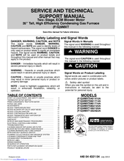 ICP G9MXT1202422A Service And Technical Support Manual