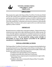 Simpson DV-GS Instructions For Use And Safety