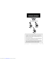 Technic 100 series Instruction Manual
