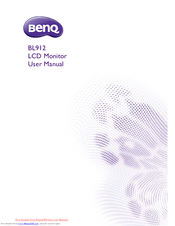 BenQ BL912 User Manual