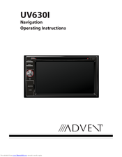 Advent UV630I Operating Instructions Manual