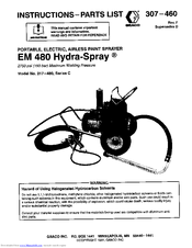 Graco EM 480 Hydra-Spray Instruction Manual