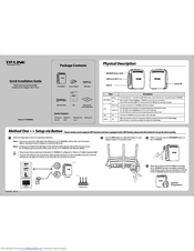 TP-LINK TL-WA890EA Quick Installation Manual