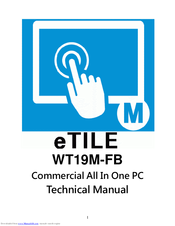 AOpen eTILE WT19M-FB Technical Manual