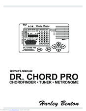 Harley Benton DR. CHORD PRO Owner's Manual