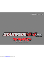 Traxxas STAMPEDE 4x4 VXL 67086-3 Owner's Manual