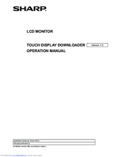 Sharp Pn L803c Manuals Manualslib