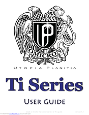 Omicron Ti Series User Manual
