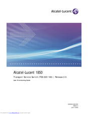 Alcatel-Lucent 1850 TSS-320 User Provisioning Manual