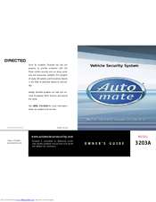 Auto Mate 3203A Owner's Manual