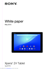 Sony Xperia Z4 SGP771 White Paper