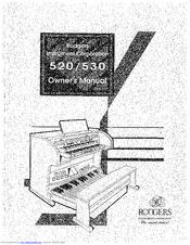Rodgers 520 Owner's Manual