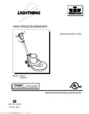Lightning LB1500 Operating Instructions Manual