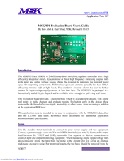 MSK MSK5031 User Manual