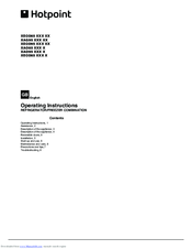 Hotpoint Xao95 Xxx X Series Manuals Manualslib