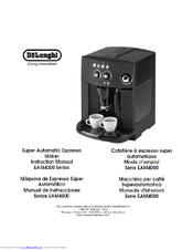 DeLonghi EAM4000 Series Instruction Manual