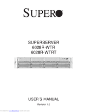 Supermicro 6028R-WTRT User Manual