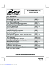 Voxx PRO9276E Pursuit Series Install Manual