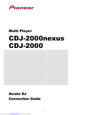 Pioneer CDJ-2000nexus Connection Manual