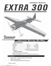 Seagull Models Extra 300 Assembly Manual