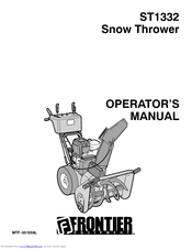 Frontier ST1332 Operator's Manual