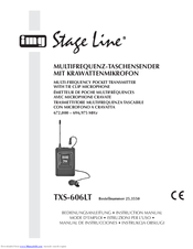 Stageline TXS-606LT Instruction Manual