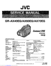 JVC GR-AX70EG Service Manual
