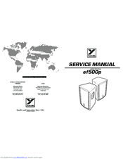 Yorkville ef500p Service Manual