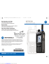 Motorola MTP6750 Quick Start Manual