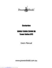 Powershield Centurion 10000 VA User Manual